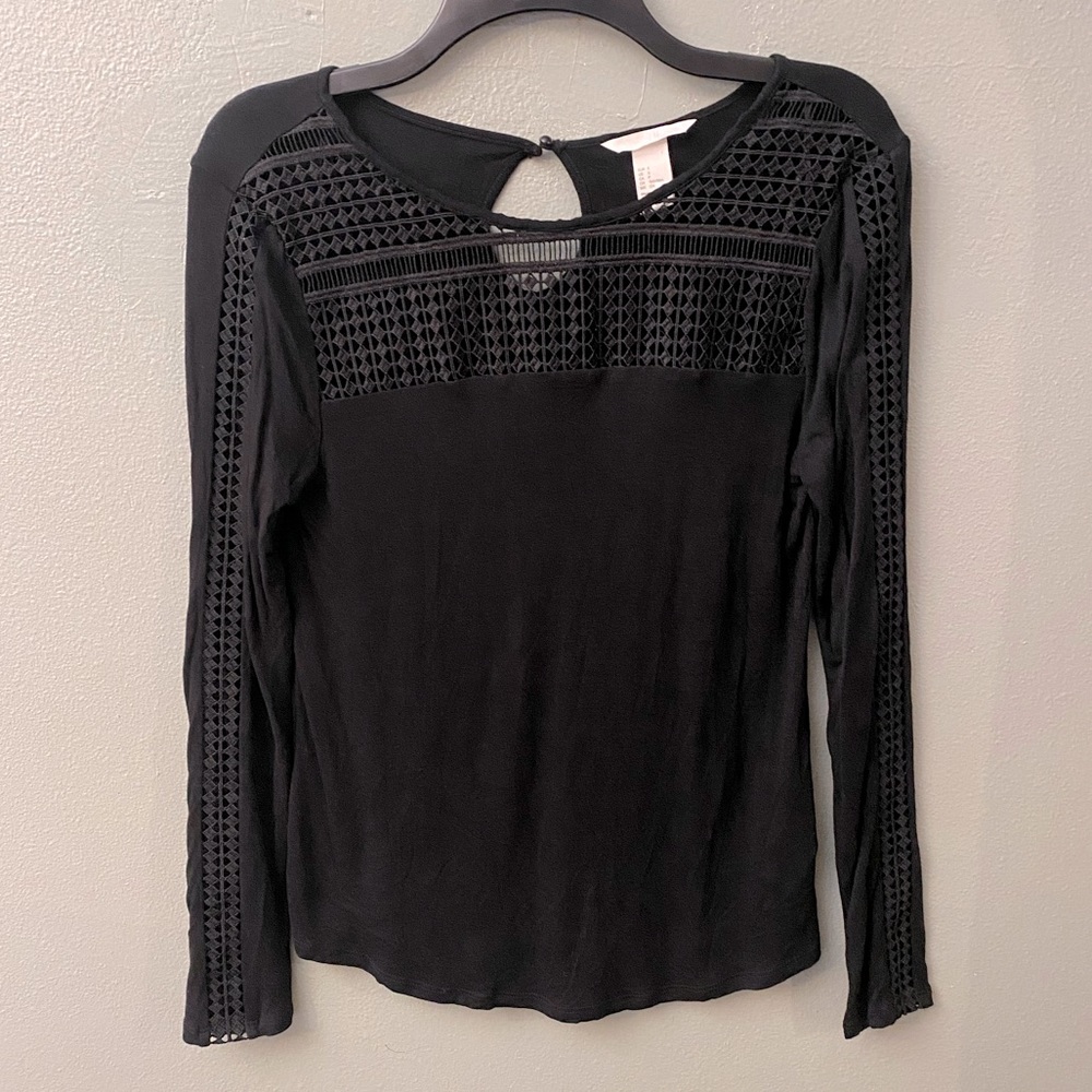 Cut-Out Eyelet Blouse